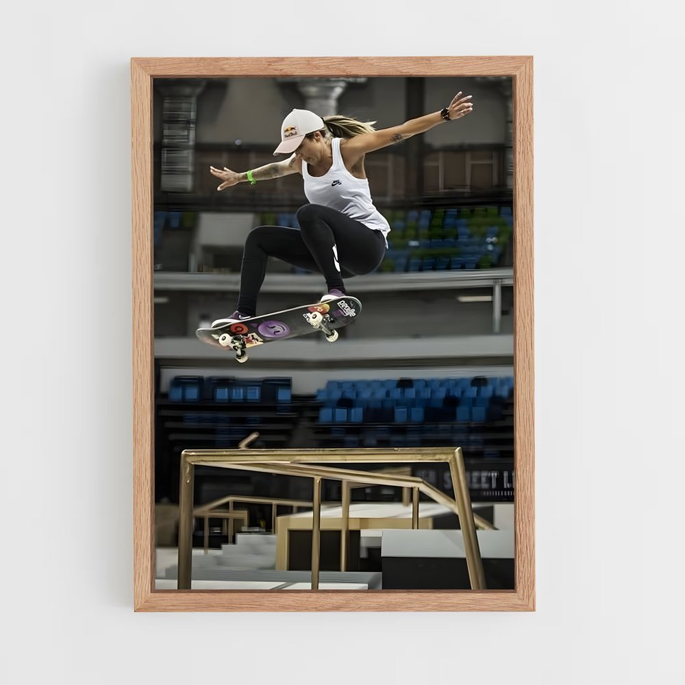 Poster Skate et Élan – affiche Skateboard (vue 4)